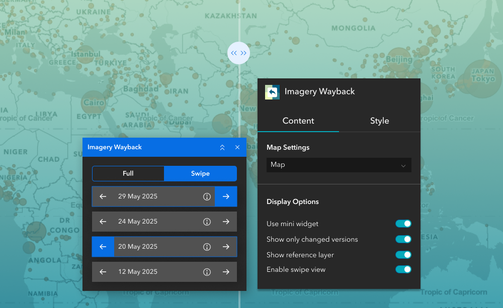 Imagery Wayback for Nearmap