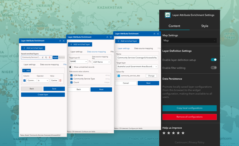 Layer Attribute Enrichment